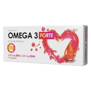 Activlab Pharma Omega 3 FORTE med vitamin E – 60 kapslar
