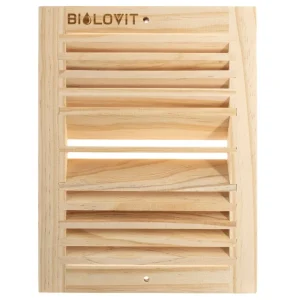 Bilovit ventilationsgaller av furu för bastu