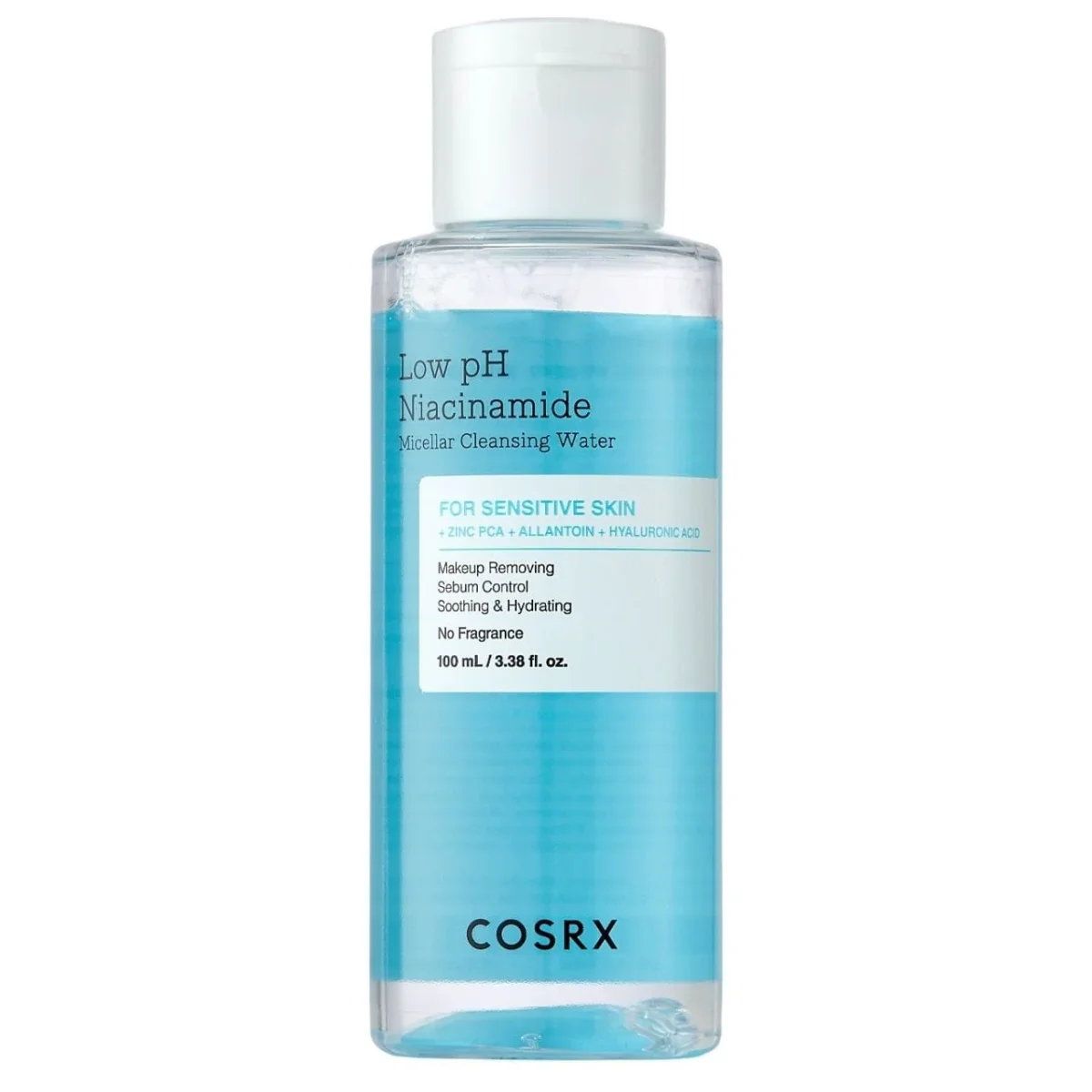 COSRX Micellärt rengöringsvatten med niacinamid och lågt pH-värde – 100 ml